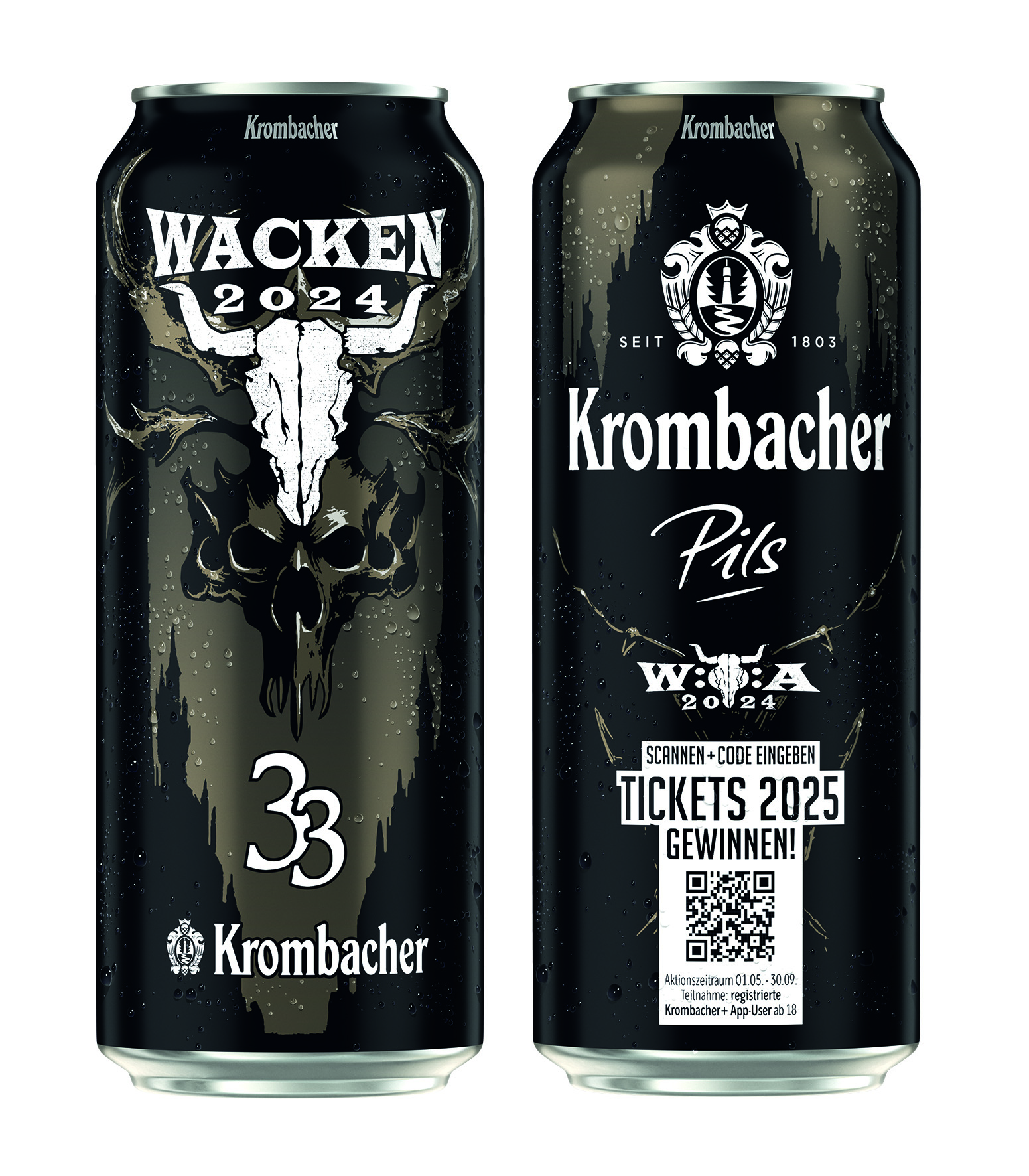 Krombacher Pils Wacken Festival Edition 24 x 0,5 l