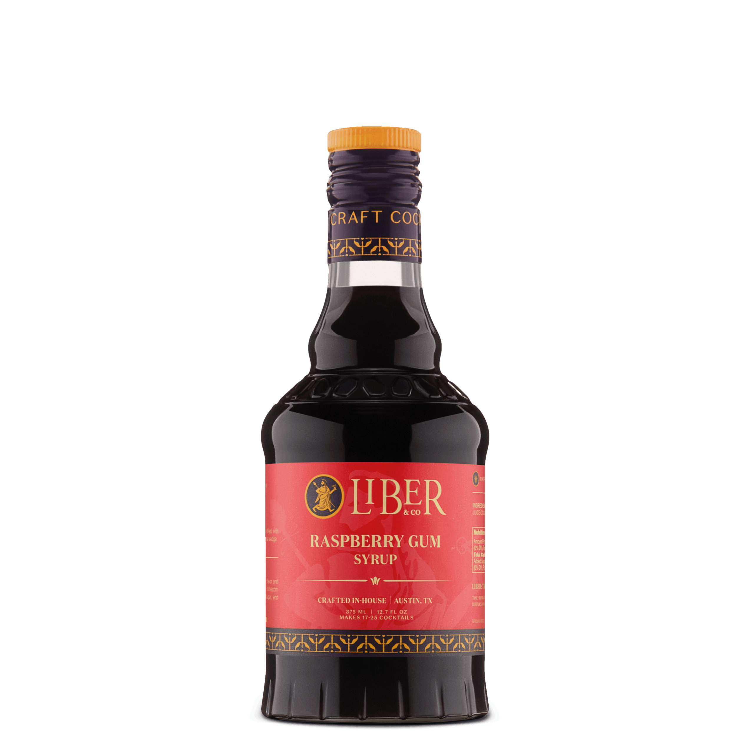 Liber & Co Raspberry Gum Syrup 375ml