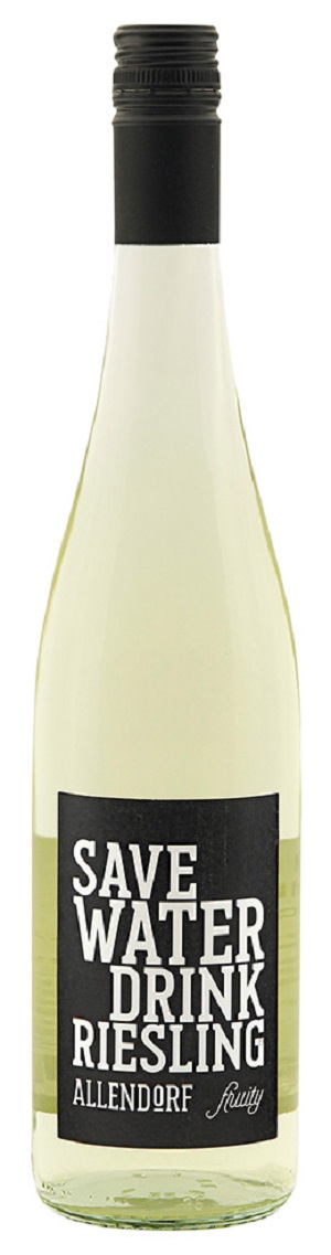 Save Water Drink Riesling Fruity 0,75l